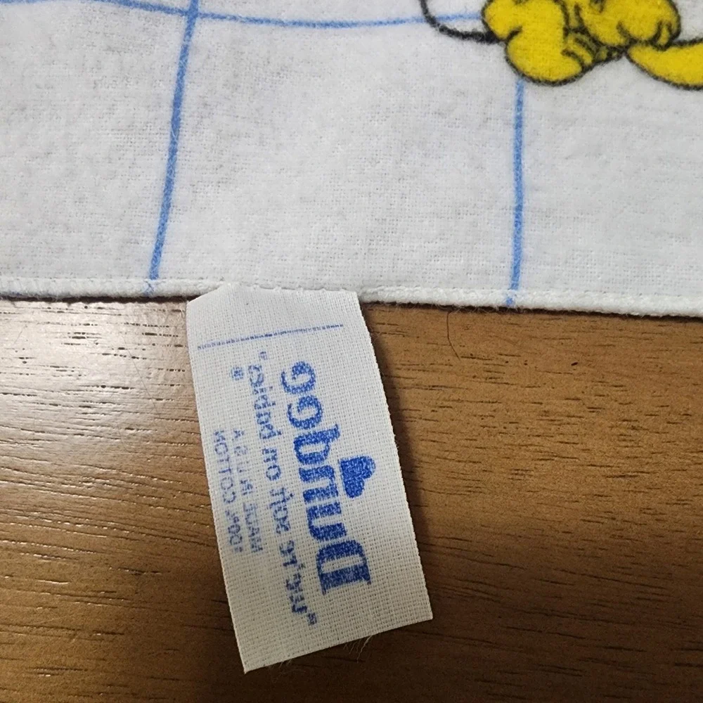 Vintage Dundee Disney Babies Receiving Blanket Primary Colors
